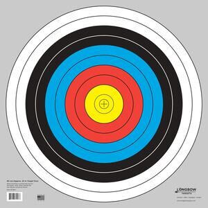 NWT Longbow 60cm 24in Bullseye Archery & Gun Targets 10 Ring 100 Pack